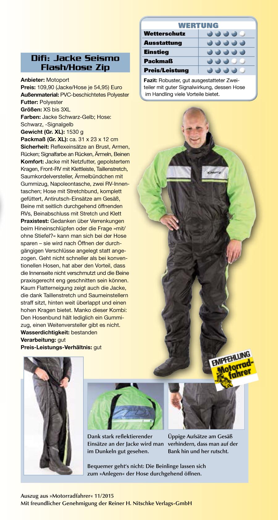 Motorradbekleidung Empfehlung empfehlung f 252 r difi motorrad regenkombination Motorradbekleidung Empfehlung empfehlung f 252 r difi motorrad regenkombination