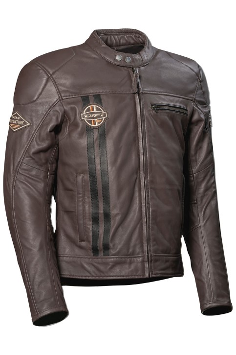 DIFI BOSTON Motorradjacke Leder Retro