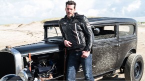 DIFI DETROIT Motorradjacke Leder Retro